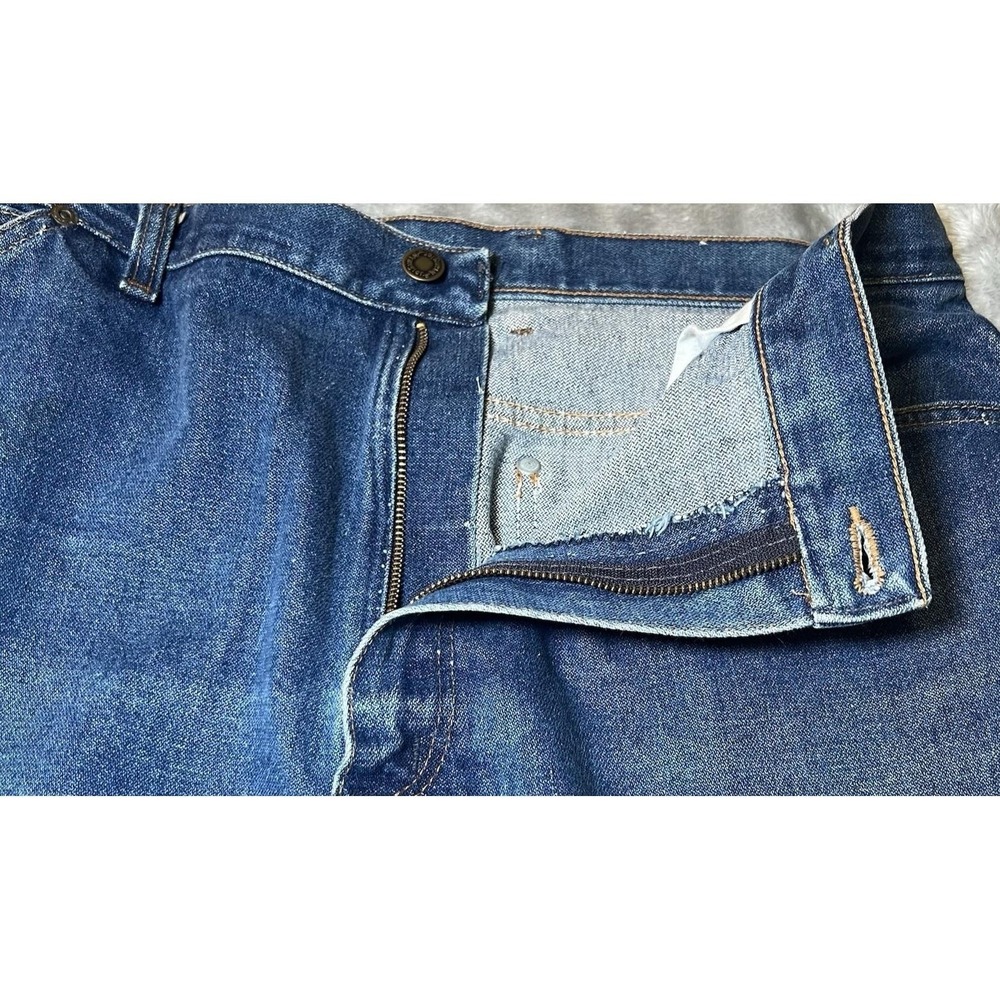 Vintage Wrangler Womens Size 20 Misses Full Fit Jeans Made in USA Blue Denim - Picture 13 of 16